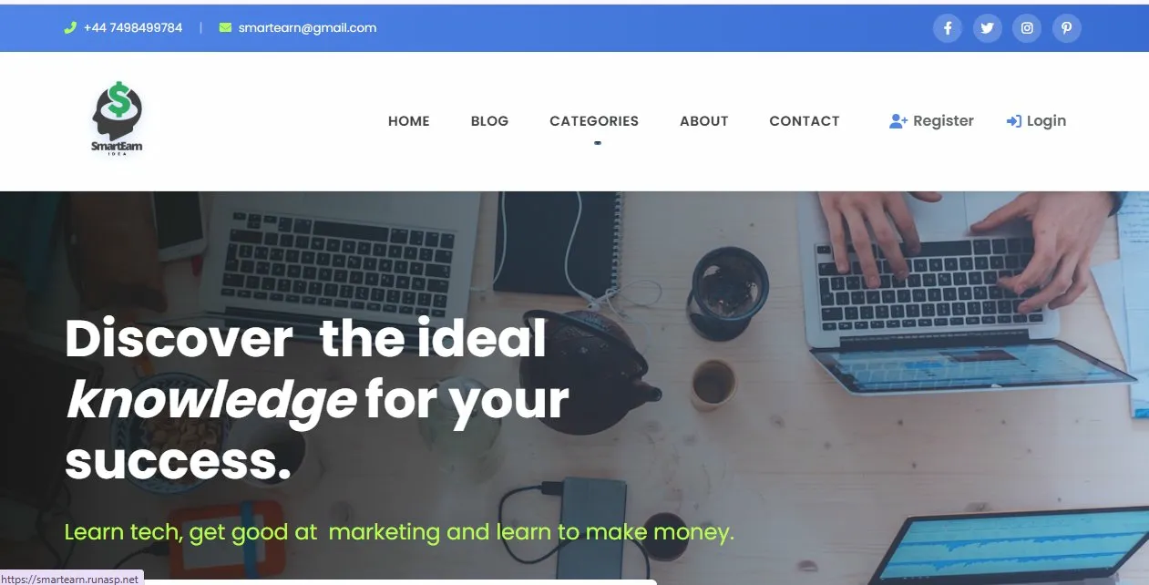 SmartEarn  Blog & Knowledge Platform