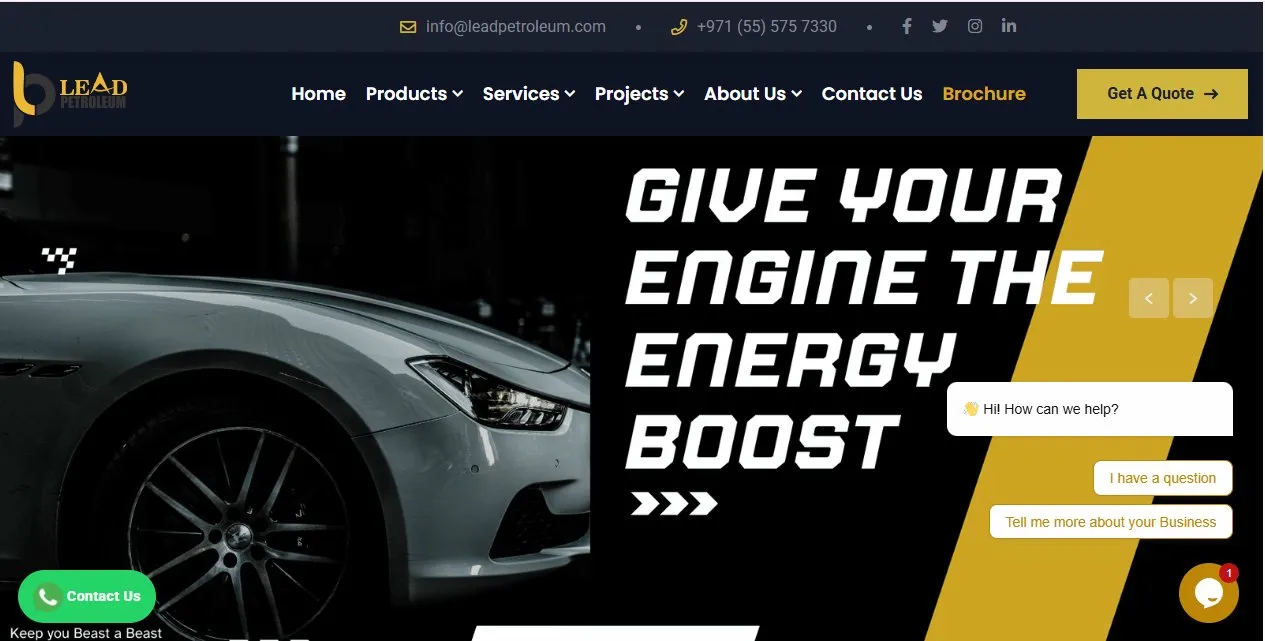 Lead Petroleum  Business Website