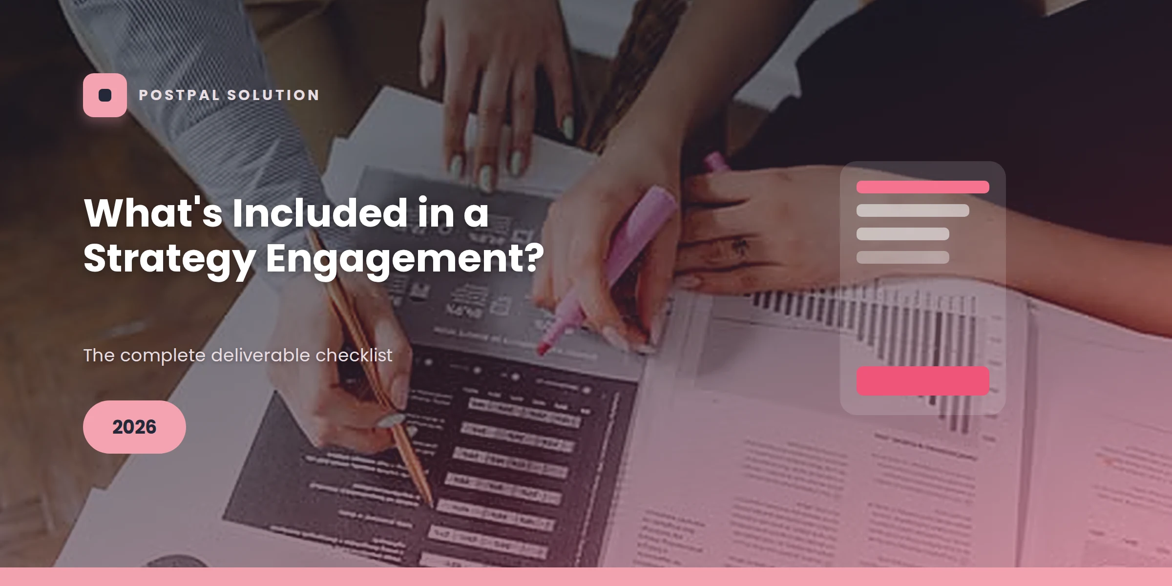 What's Included in a Business Strategy Engagement?